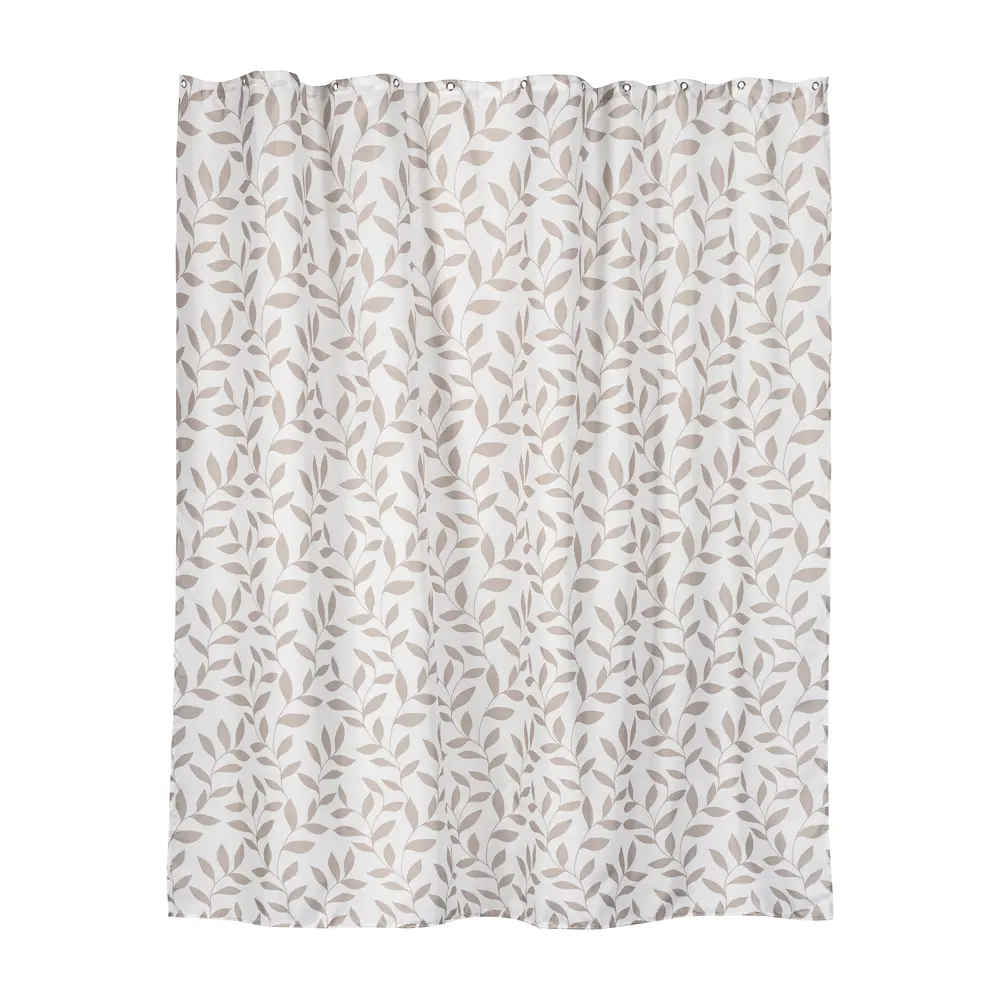 Штора для ванной с кольцами Verran Tree 180x180 см полиэстер цвет бежевый STLM-2070837