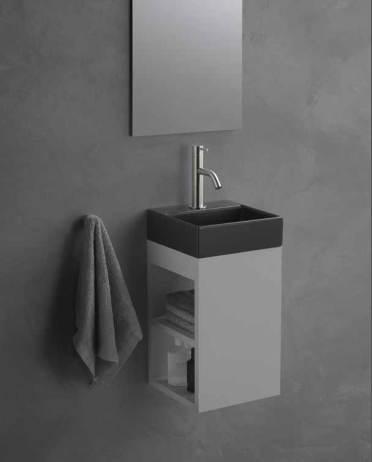 C392.108 Подвесной шкаф по раковину L318 A. e T. Italia ACQUAFREDDA Серый AeT ITALIA - Вид №1