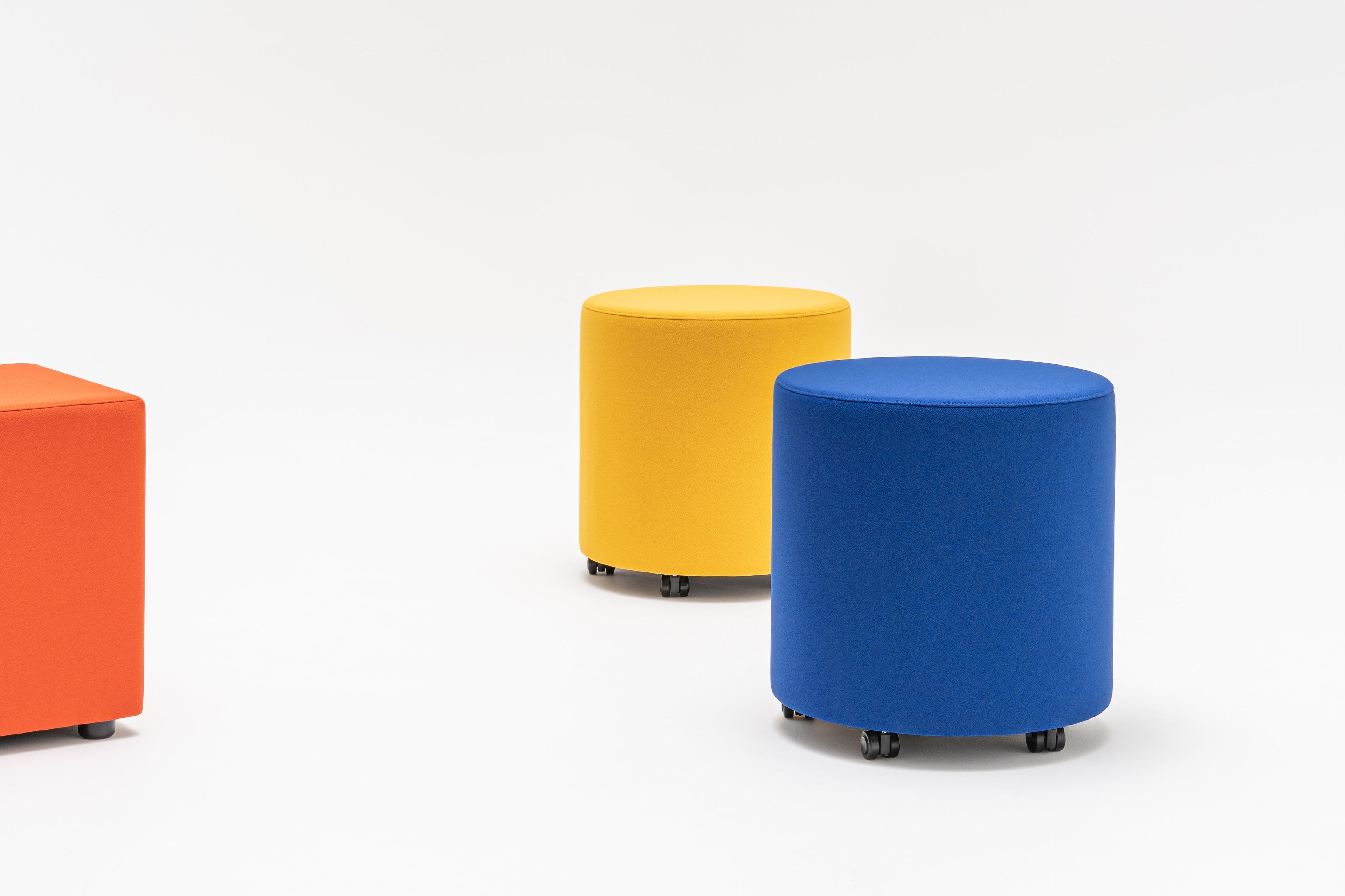 Круглый пуф из ткани MDD Mix ARCH-00032658 - Вид №48