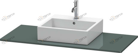 XS060F03838 Консоль XSquare #XS060F 1200 x 550 мм Доломитово-серый глянцевый лак Duravit
