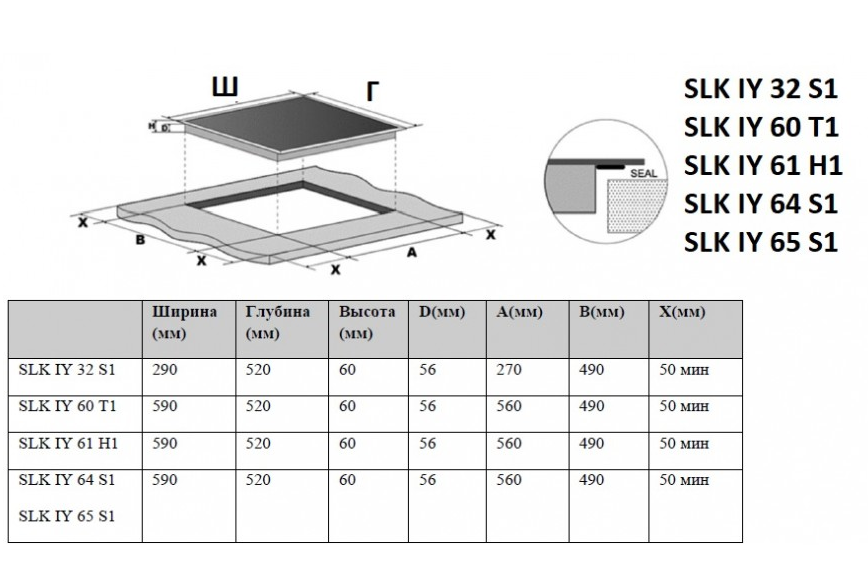 5356584 Индукционная варочная поверхность Schaub Lorenz SLK IY61H1 STDN-0065613 - Вид №8