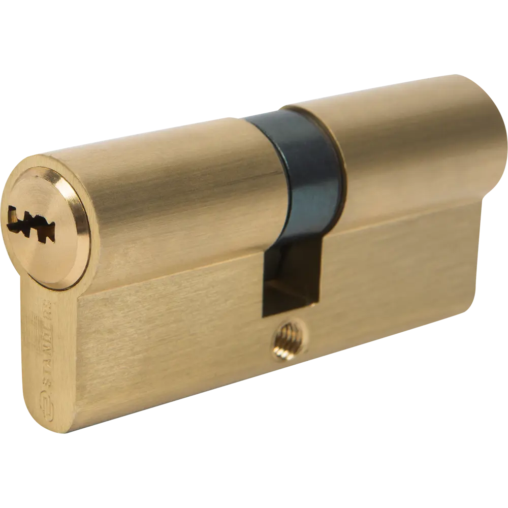 Цилиндр дверной Standers TTBL1-3535 с защитой от взлома, латунь золотистая 82625299 STLM-0900605