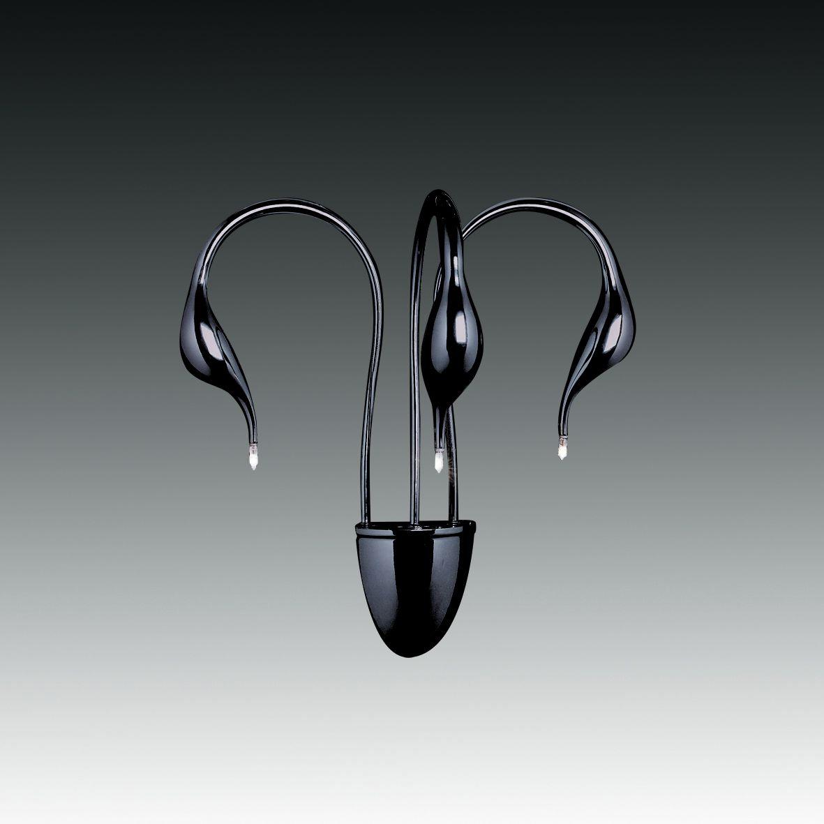 Бра Lightstar Cigno Collo Bk 751637 LIGHTSTAR ОРИГИНАЛЬНЫЕ, ФЛОРИСТИКА 079282 Черный  - Вид №2