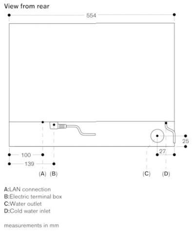 Gaggenau Комбинированная стеклянная печь Serie 200 Bsp271131  - Вид №3
