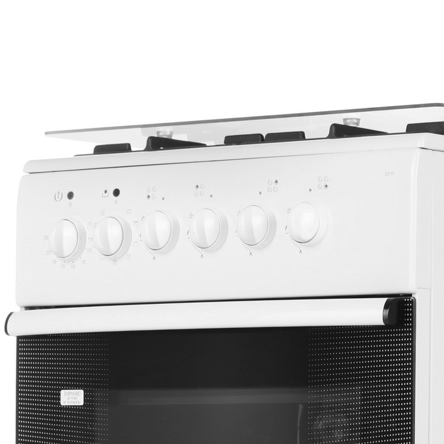 1227564 Комбинированная плита DARINA 3311 W белый STDN-0017413 - Вид №3