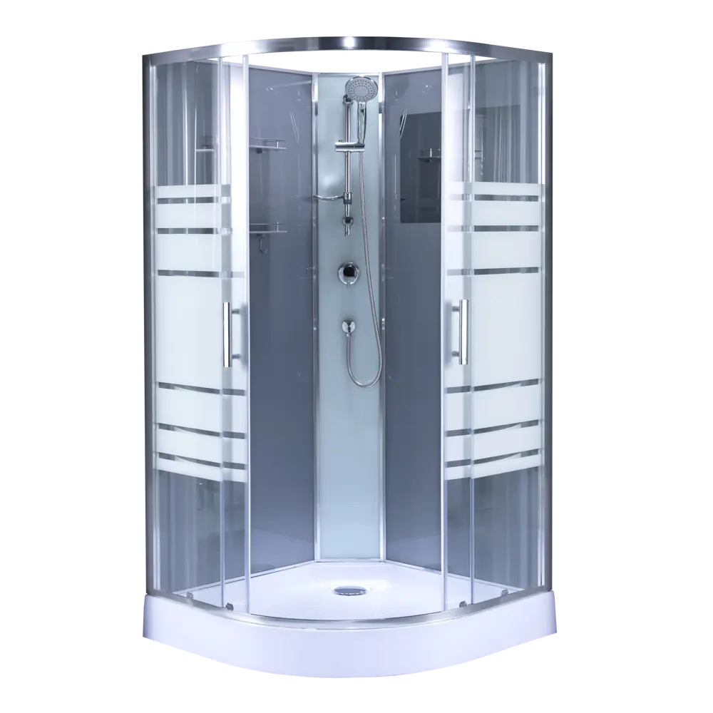 Душевая кабина Несс 1/4 низкий поддон 100x100 см Santreyd STLM-2138809 - Вид №1