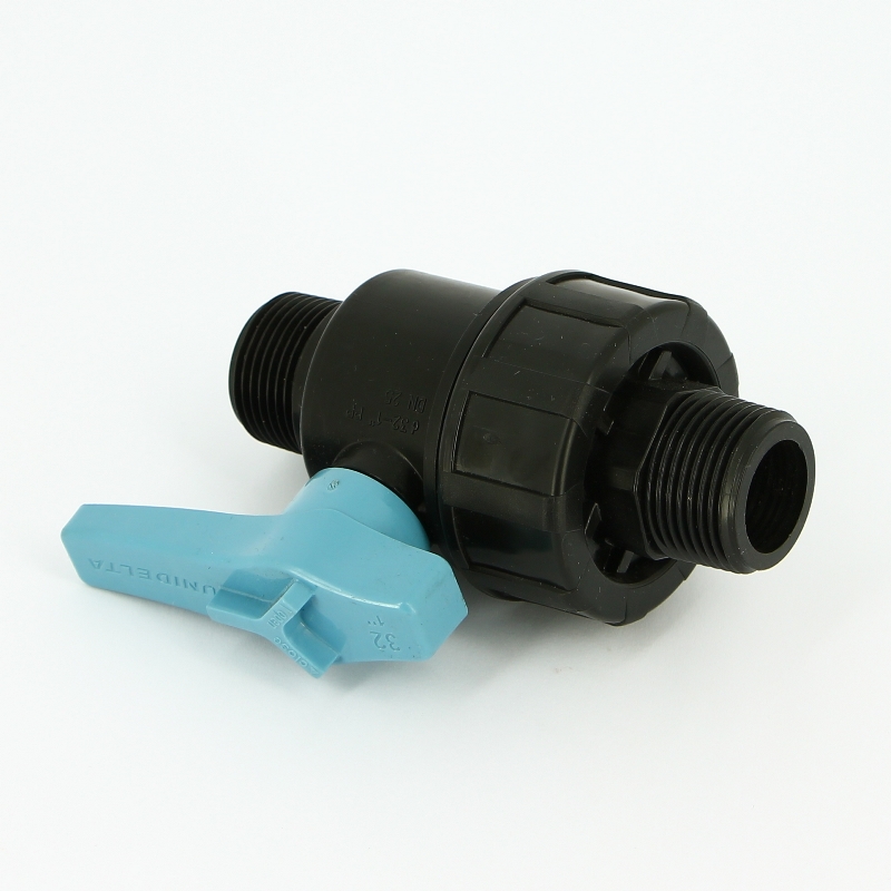 Кран НН Unidelta 1" для труб ПНД полипропилен PP-B 1074004004001 - Вид №3