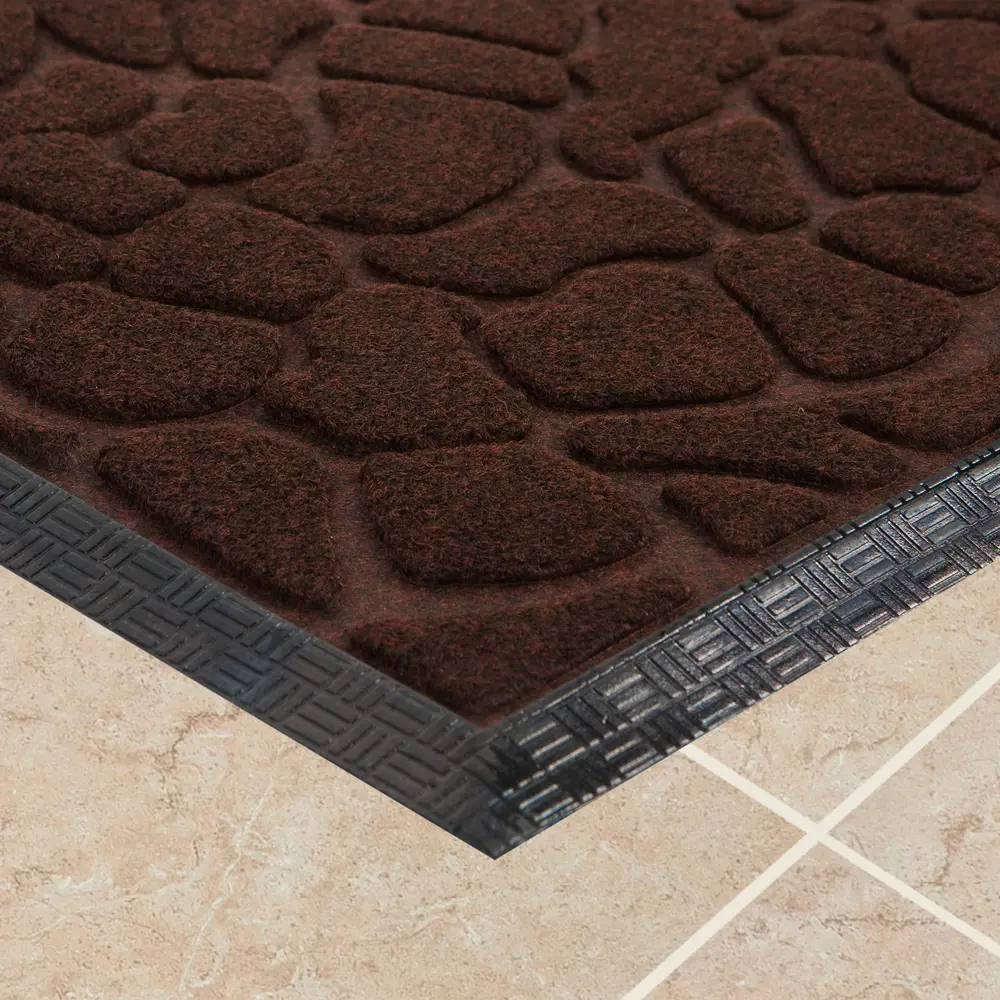 Коврик придверный INSPIRE Lenzo 60×40 см из переработанной резины, коричневый 82761214 STLM-0035630 - Вид №2