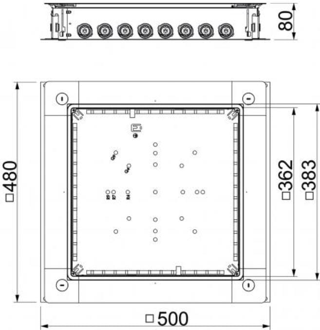 Распределительная коробка OBO Bettermann 741002 ARCH-00082291 - Вид №4