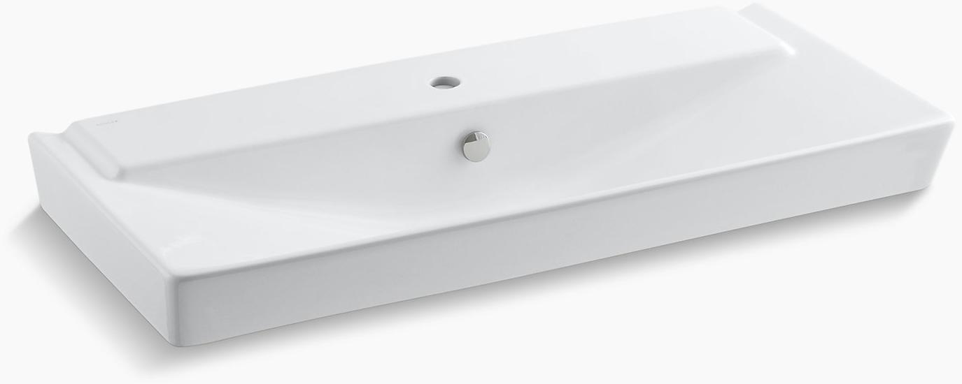 K-5026-1-0 Подвесная раковина настенная прямоугольная Kohler  белая  - Вид №1