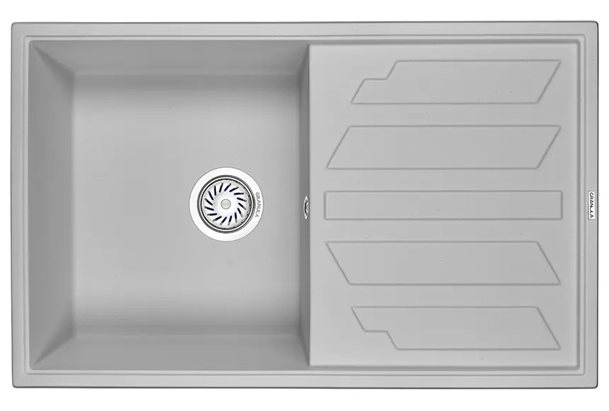 8002, СЛАНЕЦ, кухонная мойка, кварц GRANULA 8002-ST27 - Вид №1