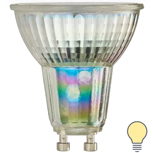 Лампа умная светодиодная Osram Smart Plus GU10 220-240 В 5 Вт спот матовая 350 лм теплый белый свет 89143928 STLM-2082933
