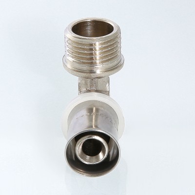 VTm.253.N.003206 Пресс-фитинг – угольник с переходом на наружную резьбу Valtec 32 мм х 1"  - Вид №2