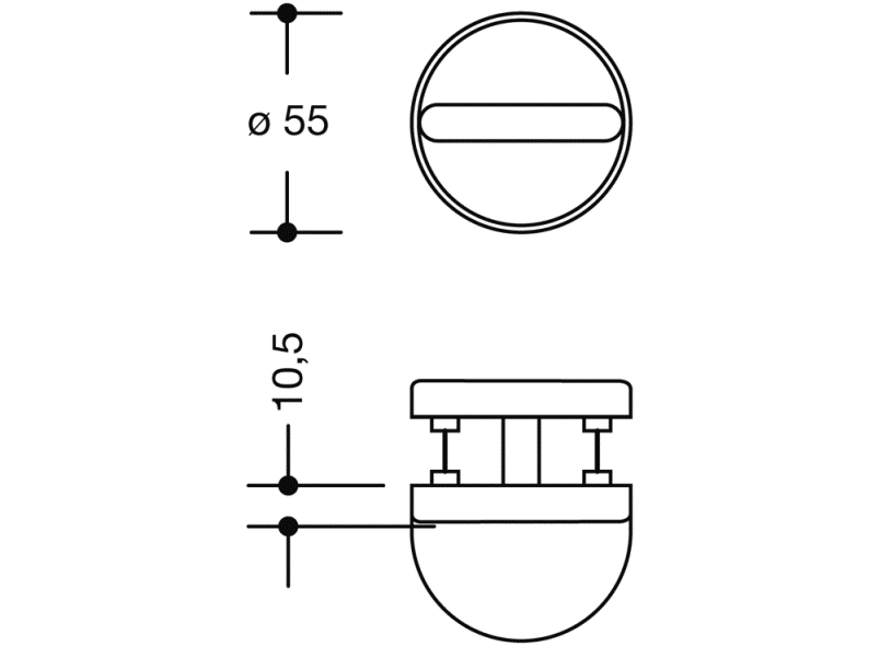 306.23NR туалетная розетка HEWI System 111 | Polyamid  - Вид №19
