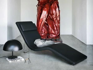 Tacchini Шезлонг из пелле