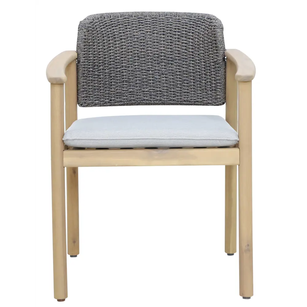 BEGINIA Fisht — садовое кресло из акации с плетением Роуп 89382924 STLM-1572709 - Вид №2