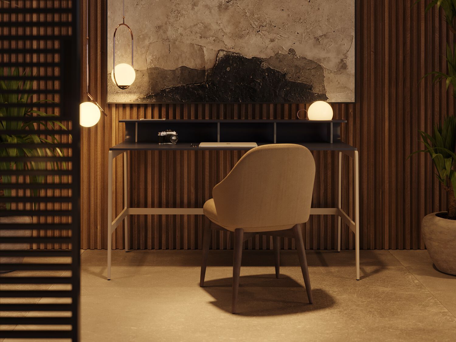 Деревянный письменный стол PRADDY Natur ARCH-00122227 - Вид №2