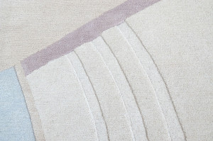 Круглый ковер ручной работы