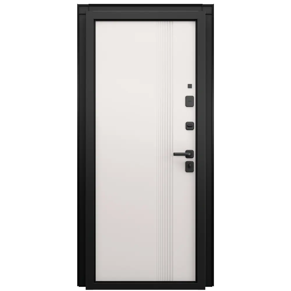 Дверь входная металлическая Блэк Скейп 86x205 см правая шелк белый TOREX STLM-2156424 - Вид №2