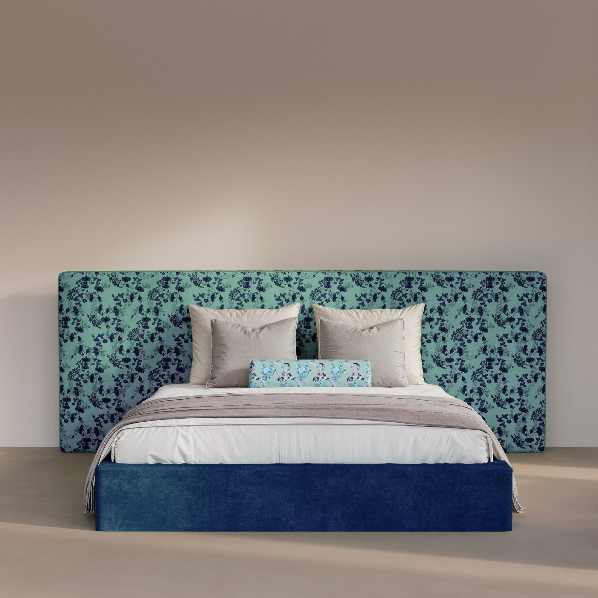 Двуспальная мягкая кровать из ткани Marianna Piccolo Alicia ARCH-00047720 - Вид №1