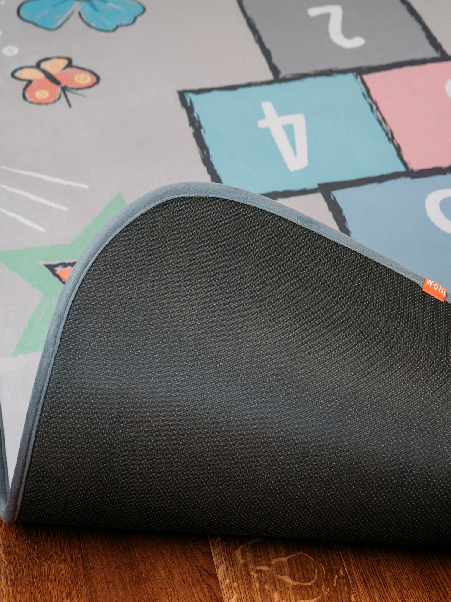 Детский игровой коврик 160х120 см "Классики на светлом" БЕЛЬМАРКО  351576 Серый Santreyd  - Вид №3