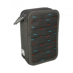 14-052/12 Пенал на молнии три отделения 20 x 12 x 6 см "Минитрек" Bruno Visconti