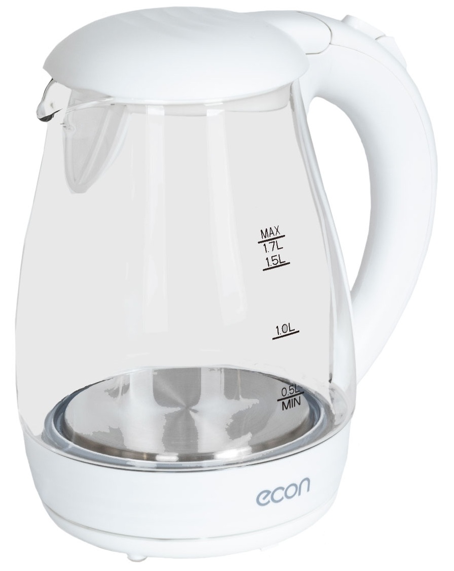 8144993 Электрочайник ECON ECO-1739KE белый STDN-0086522 - Вид №1