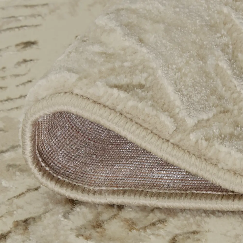 Ковер полиэстер Велори 18 I 80х200 см цвет бежевый CTIM STLM-2169174 - Вид №3