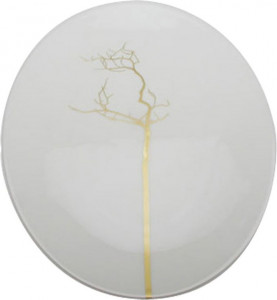 85122 Dibbern Блюдо овальное плоское Dibbern "Золотой лес" 32см Фарфор костяной