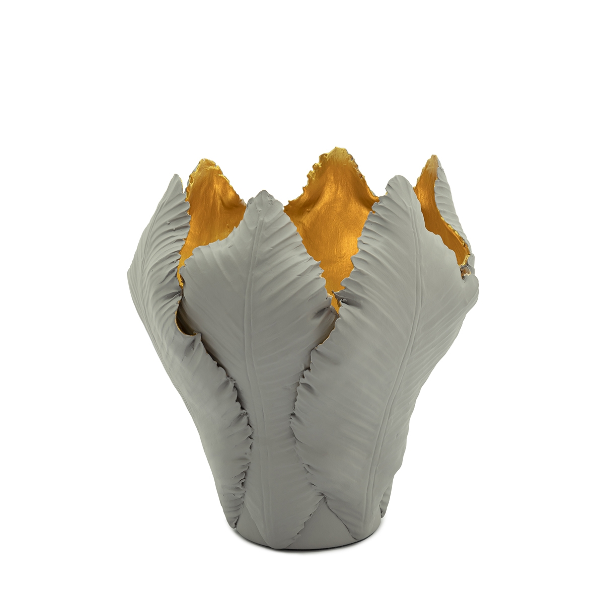 300050-B1 ABHIKA ПОДСВЕЧНИК ТЮЛЬПАН BROWN/GOLD  - Вид №8