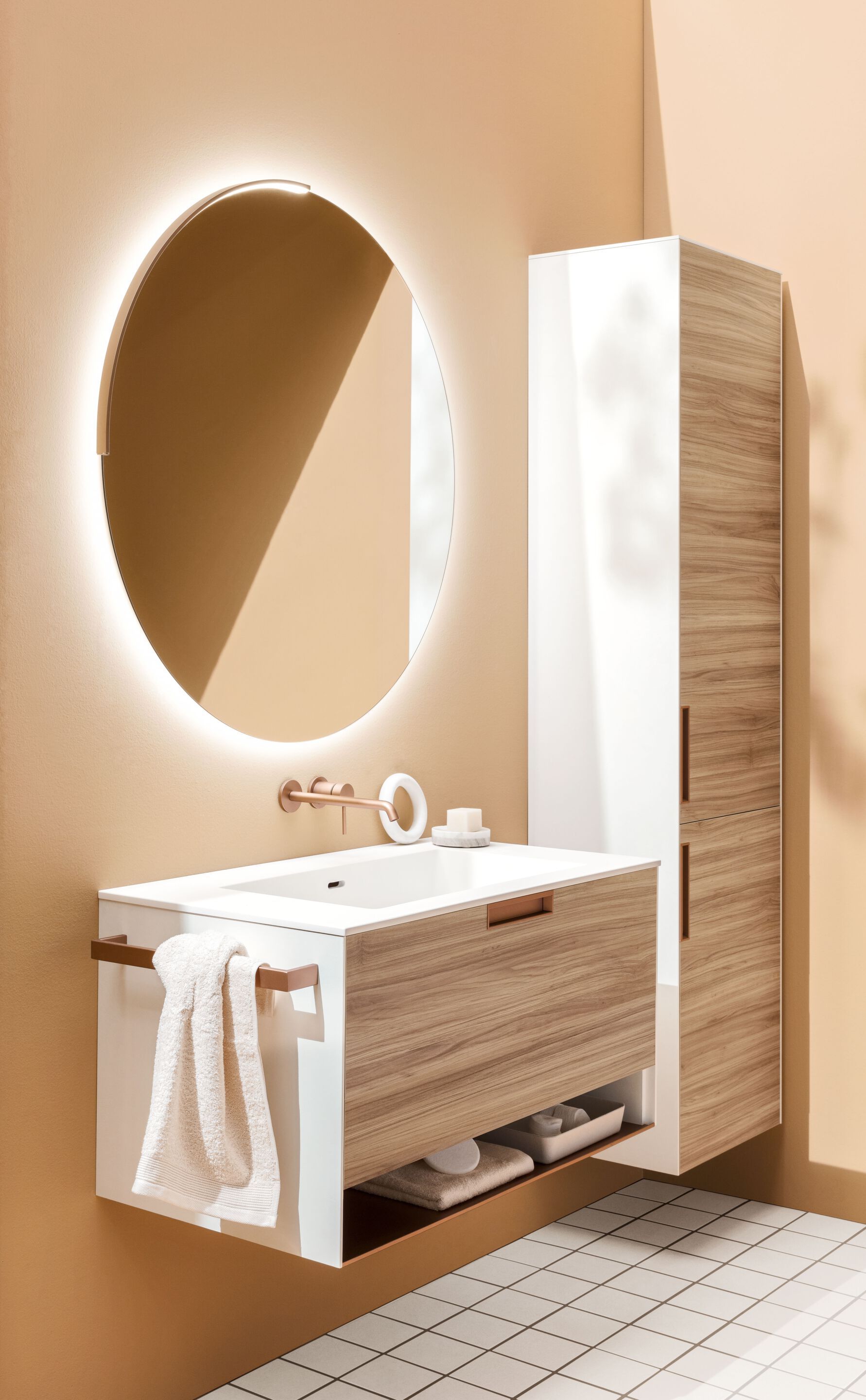 Термо текстурированный подвесной умывальник ARBLU Dress System ARCH-00007626 - Вид №1