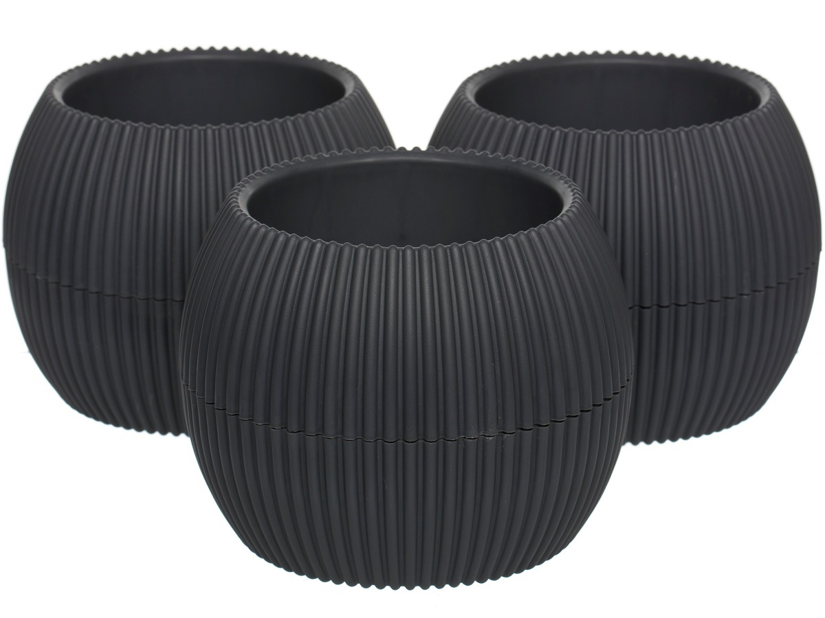 Горшок для цветов Lago 0.35L Anthracite NAVAKO 16053 - Вид №3