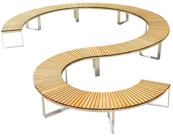 MOBIKA GARDEN Модульная садовая скамейка из тика sun-id-1499124 - Вид №1