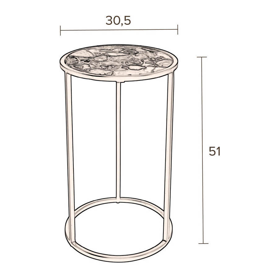 Столик Agate Dutchbone 2300099 - Вид №6