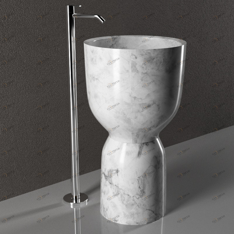 OG004MC Напольная раковина стоящая круглая Inbani 