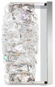 Schonbek Светодиодный настенный светильник из нержавеющей стали и хрусталя Glissando Stw110, stw120