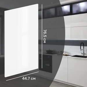 Фасад для кухонного шкафа Аша 44.7x76.5 см Delinia ID ЛДСП цвет белый 82011167 STLM-2138723