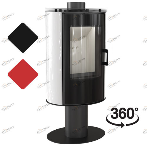 Печь-камин Kratki KOZA/AB/S/N/O/GLASS/KAFEL (3 цвета) 5079