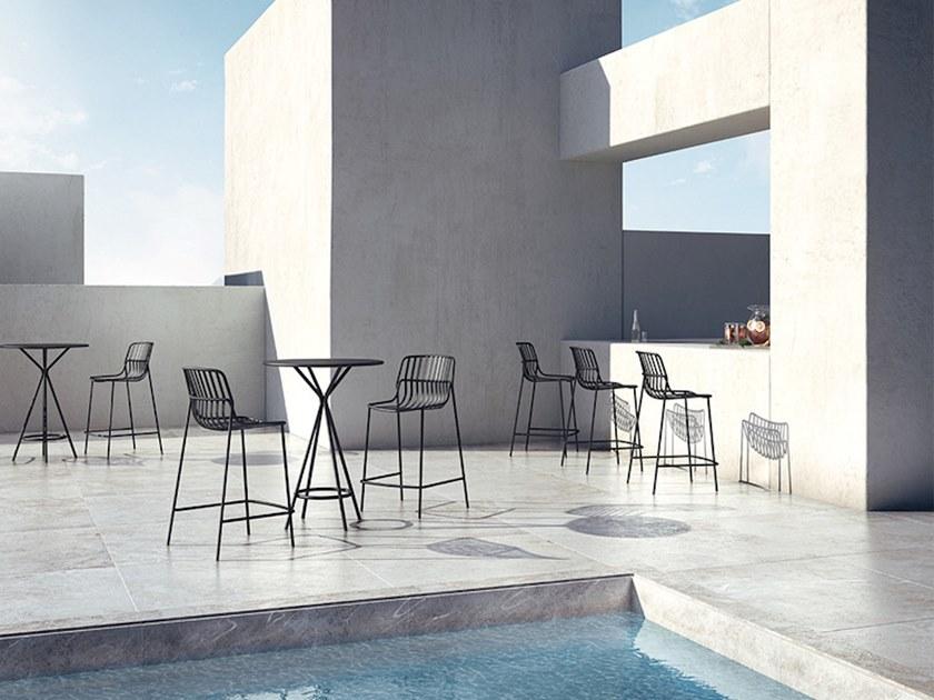 Brunner Круглый высокий стол из стали с порошковым покрытием Crona 6393 - Вид №1