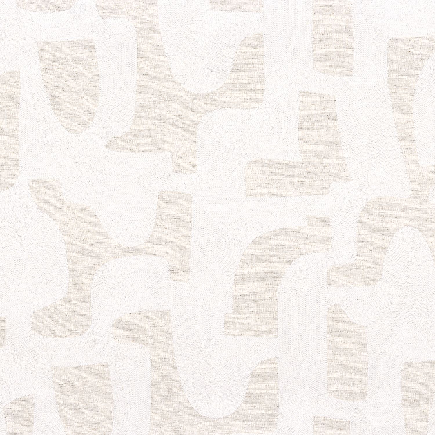 Вышитая ткань из хлопка, вискозы и льна Casamance Luminescence ARCH-00036835 - Вид №8