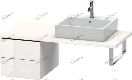 LC583608585 L-Cube Шкафчик для консоли Белый глянцевый лак Duravit