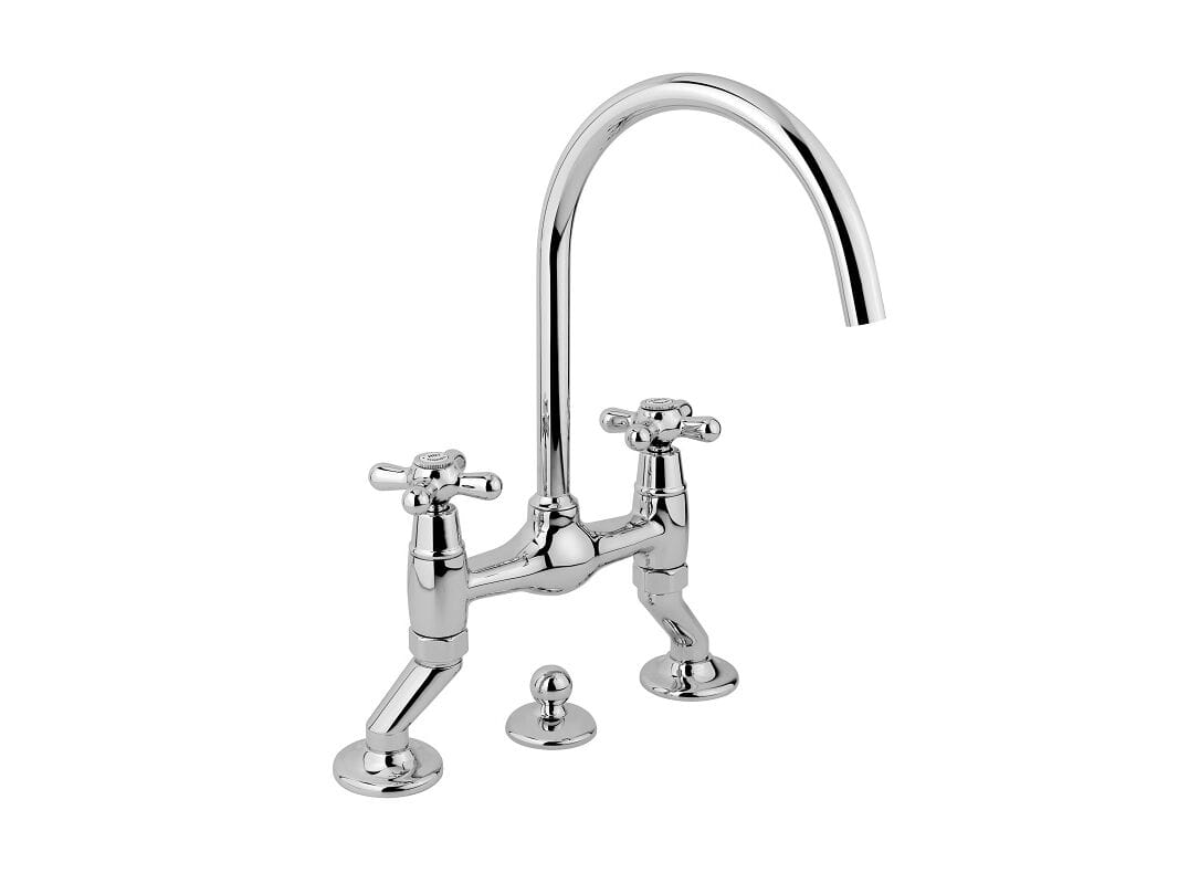 Смеситель для раковины из хромированной латуни Bugnatese Old ' 800 ARCH-00143335 - Вид №1