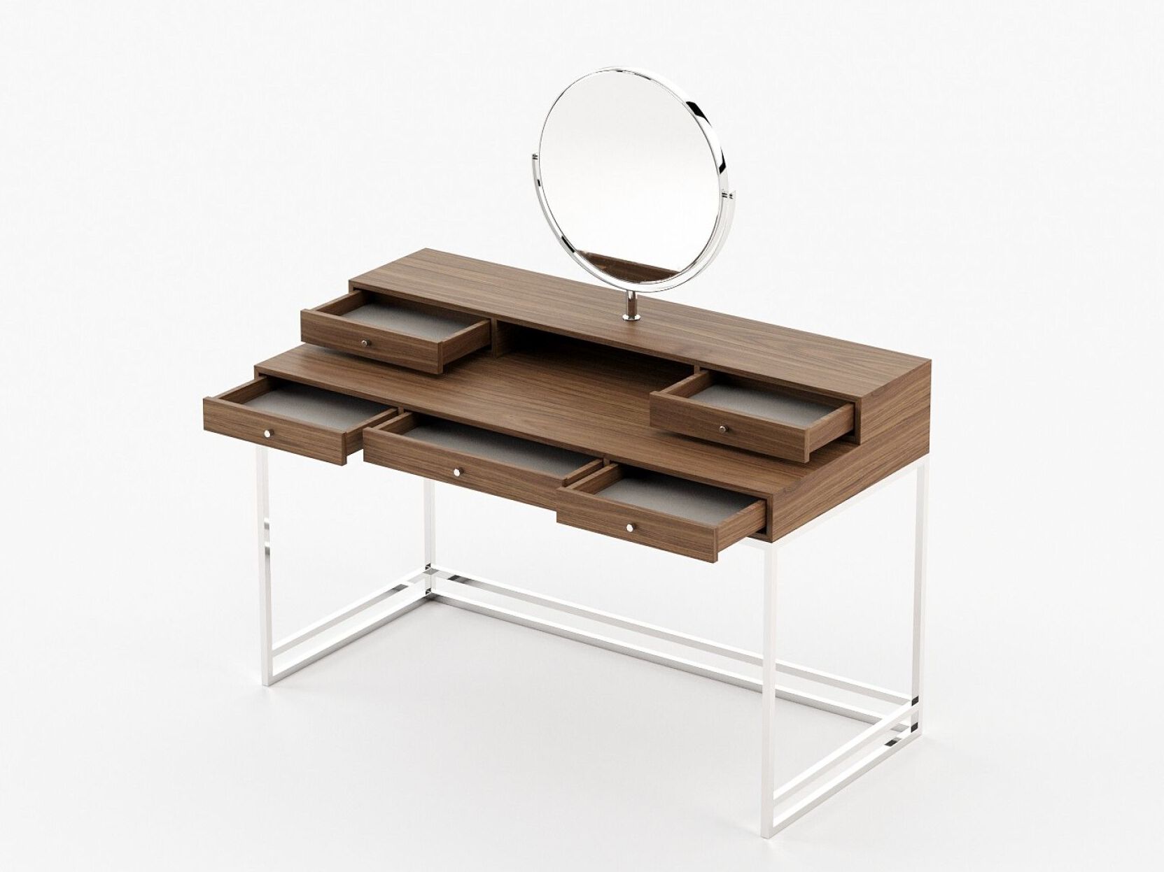 Шкаф для туалетных принадлежностей из грецкого ореха Laskasas D'Arc ARCH-00119759 - Вид №3