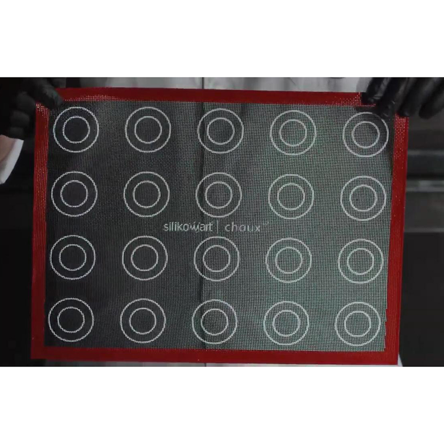 70.113.00.0065 Коврик для выпечки eclair & choux 30 х 40 см двусторонний силиконовый Silikomart  - Вид №16