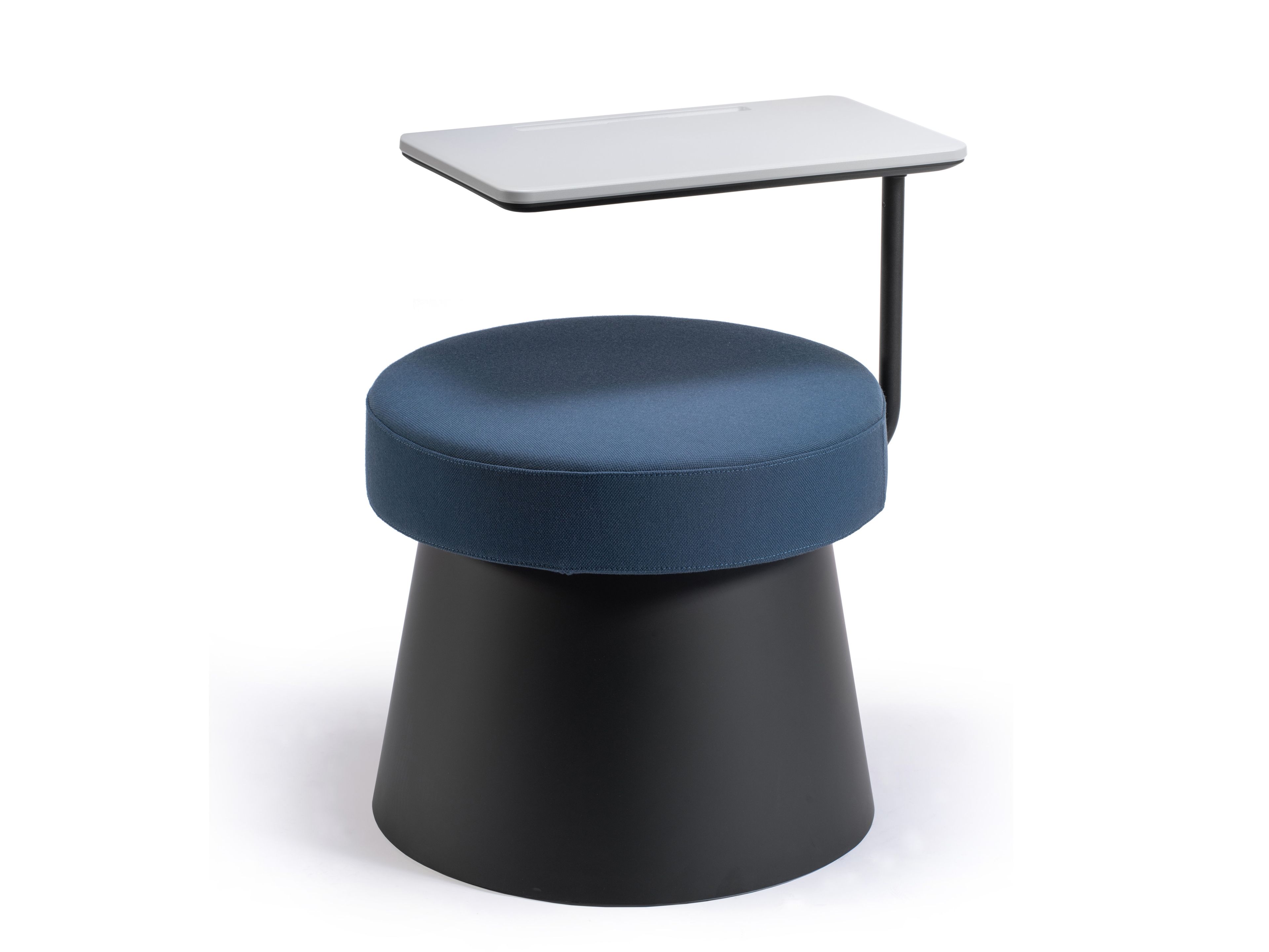 Круглый тканевый пуф с планшетом из инженерного пластика GABER SALT 56 TABLET ARCH-00029217 - Вид №1