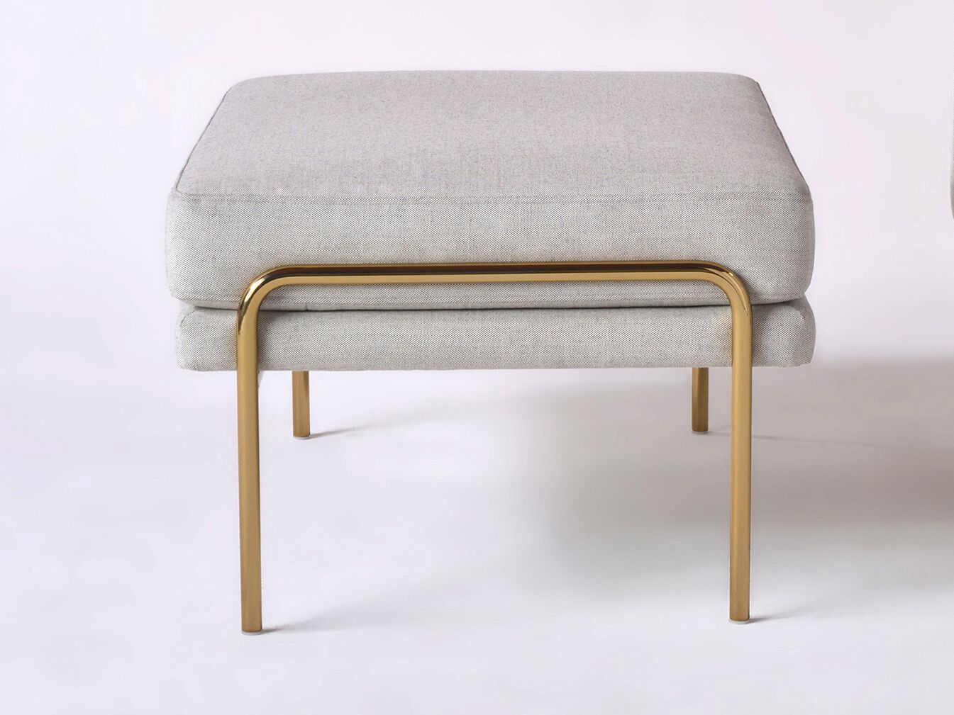 Прямоугольный пуф из ткани Phase Design тележка ARCH-00151393 - Вид №1