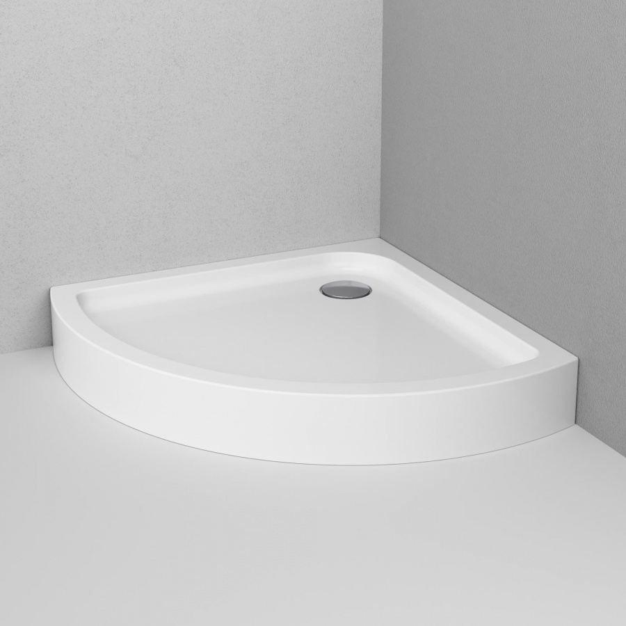 W83T-315-090W Solo Slide Поддон для душ. ограждения 90x90 белый акрил AM.PM Like - Вид №1