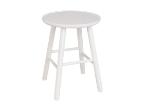 Березовый табурет с подставкой для ног