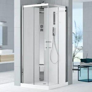 Novellini. Душевая кабина 90x90 A90 STANDARD с низким душевым поддоном HOLIDAY CRYSTAL 2