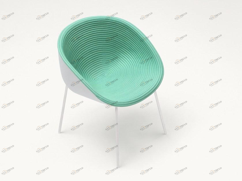 Paola Lenti Штабелируемый мягкий садовый стул Amable B129ae